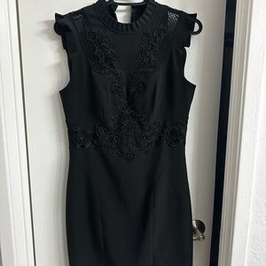 Black floral Karen Millen dress
